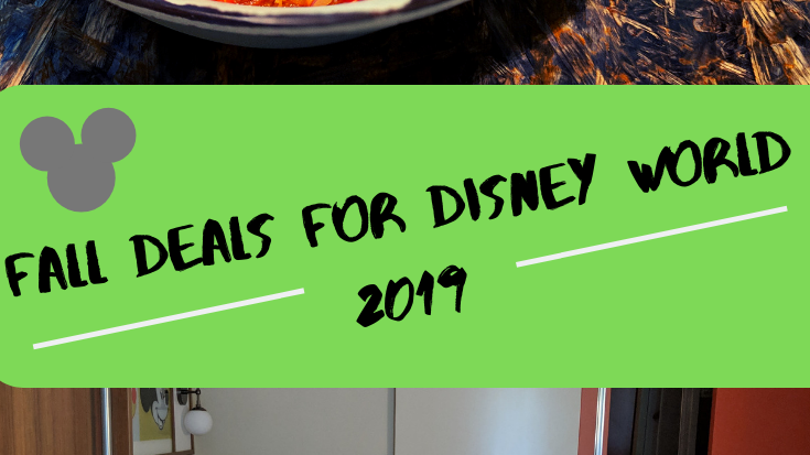 Fall deals for Disney World 2019
